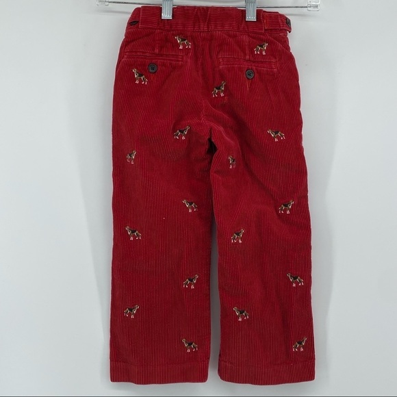 Polo by Ralph Lauren Sz 5 Red Corduroy Beagle Pants - Picture 3 of 8